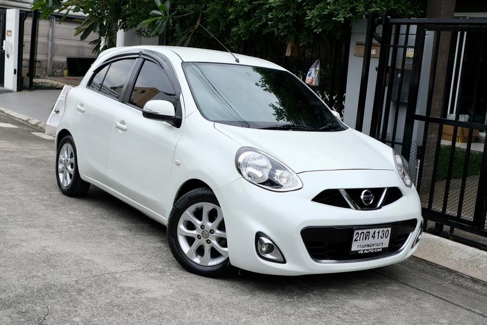 Nissan March 1.2VL ปี2013 สีขาว ออโต้ เบนซิน ไมล์ 90,000 กม. 3