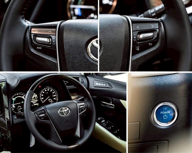 รหัสรถ BAC9054 🚘 TOYOTA ALPHARD 2.5 HYBRID GF PACKAGE 4WD MNC ปี 2018 สีขาวสุดหรู 🏁 15