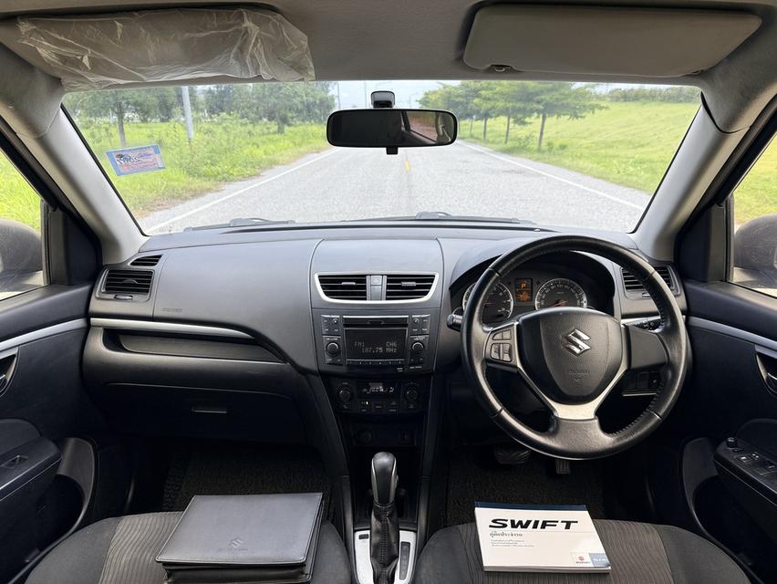 SUZUKI SWIFT1.25GLX AUTO 2013 ✅สวย เดิมสะอาด น็อตไม่ขยับ ไม่แก็ส ❇️ปุ่มสตาร์ท ภายในเยี่ยม แม็กยางสวย ✅เครื่องเกียร์ช่วงล่างดี ประหยัดน้ำมัน ❇️ รูปที่ 10