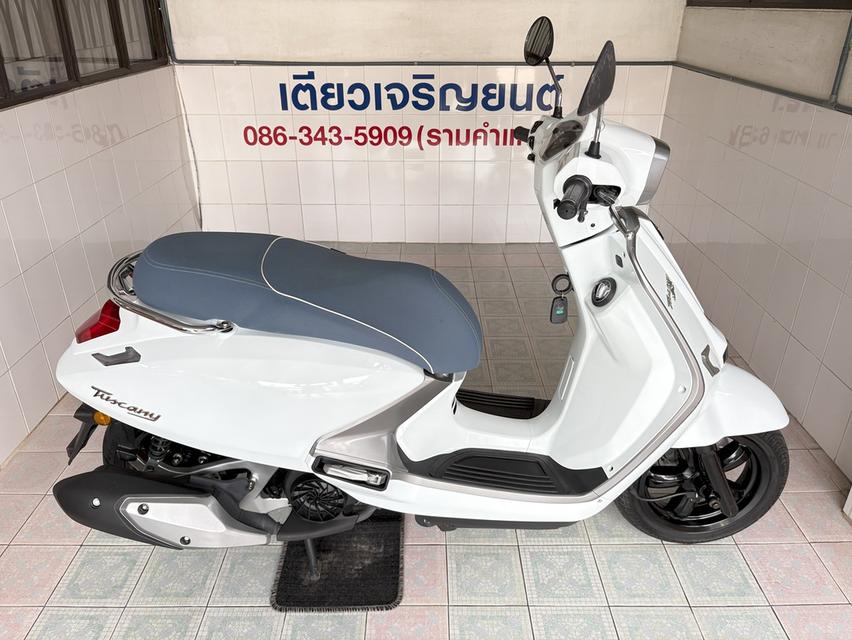 Tuscany150 Keyless ไมล์แท้ สภาพใสกริ๊บ รถมือเดียว ไม่เคยล้ม สีเดิมบางๆ จัดส่งได้ทั่วไทย มีเก็บปลายทาง วิ่ง1000 ปี68