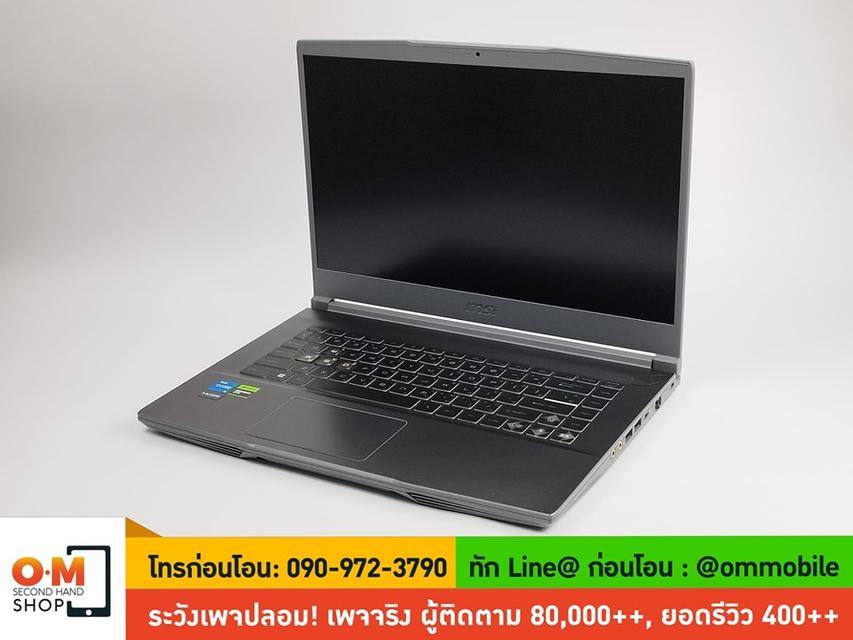 ขาย/แลก MSI Thin 15 B13UCX-1610TH /i5-13420H /Ram8 /SSD512 /RTX2050 ศูนย์ไทย ประกันศูนย์ สวยมาก ครบกล่อง เพียง 15,990 บาท 2