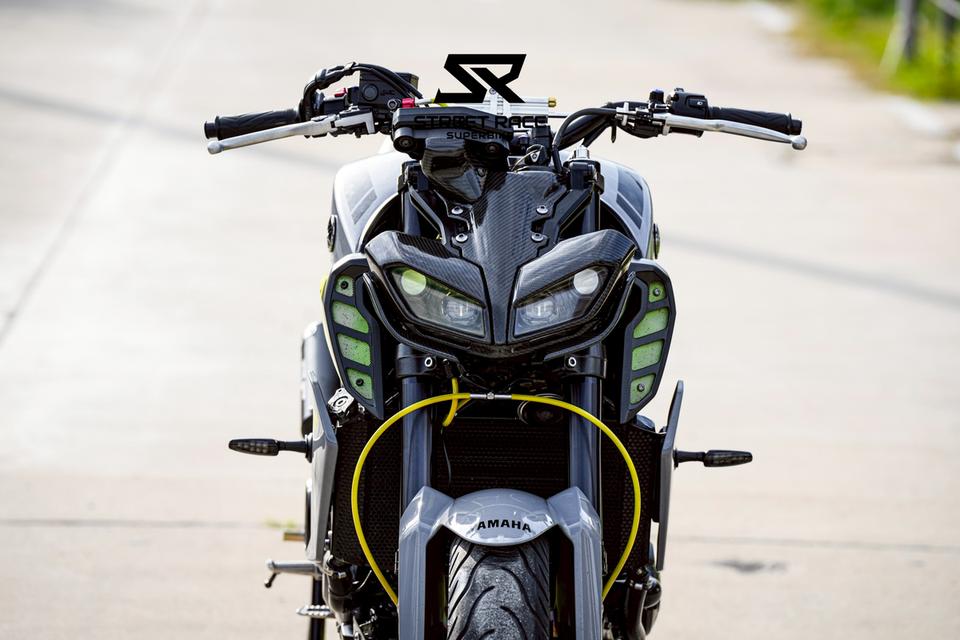 2017 Yamaha mt09 ปี 2017 สีเทา-ล้อเขียว ตัวแรง สายซิ่ง จอดเท่ ขี่เด่น หล่อครบในคันเดียว! 6