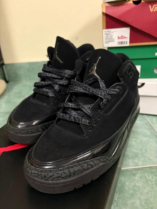 Jordan3 Retro Black Cat (2025)Size 8.5 US/ EUR 42ทอ 2