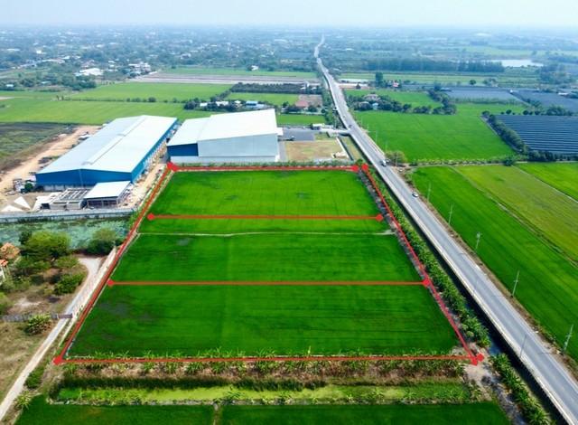 ขายที่ดินบางใหญ่ นนทบุรี ขนาด 5-15 ไร่ ติดถนนใหญ่ ใกล้มอเตอร์เวย์ เหมาะสำหรับสร้างโกดัง คลังสินค้า 5