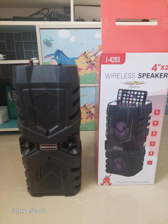 ลำโพงไร้สายแบบพกพา มือสองสภาพดีใช้เพียง 3 ครั้ง 3