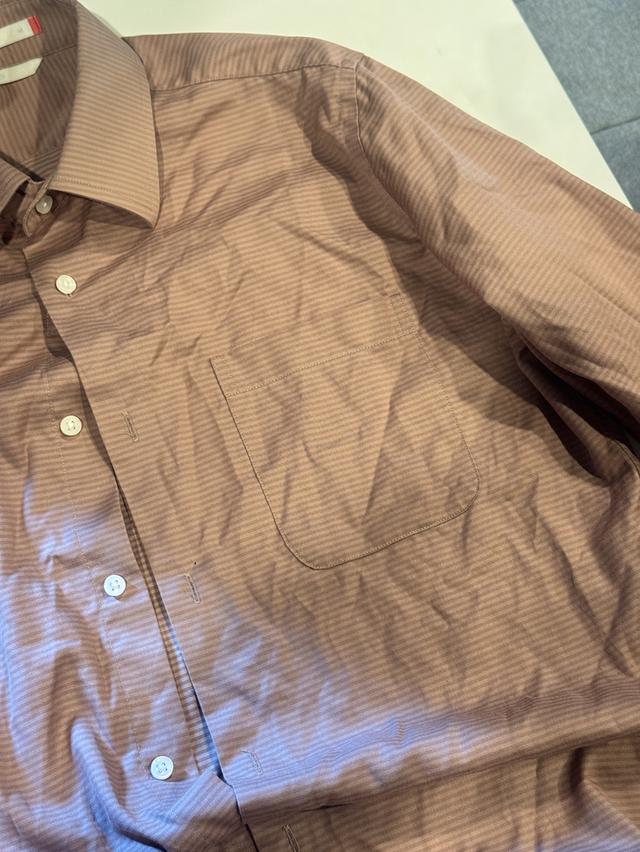 เสื้อเชิ้ต GQ (ของแท้!) แขนยาว สีโอรส ไซส์ M 6