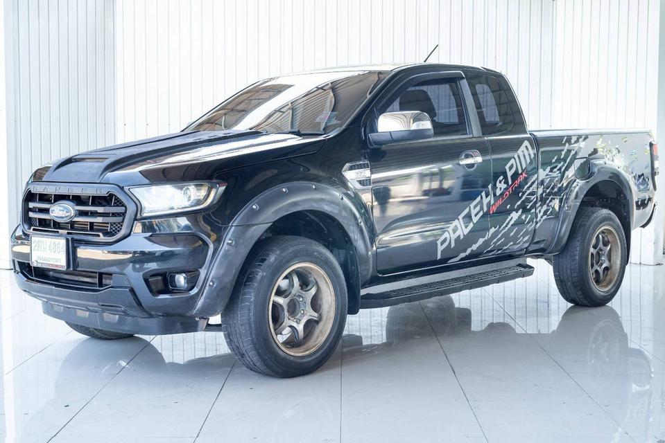 FORD RANGER 2.2 XLT เกียร์ AT ปี 2019 สีดำ โฉม HI-RIDER OPEN CAB รูปที่ 3