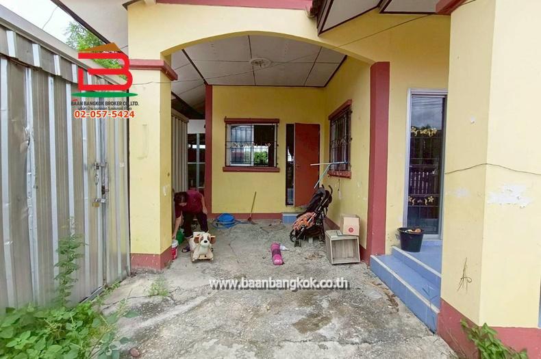 บ้านเดี่ยว 1 ชั้น บ้านสวนธนพร ลำลูกกาคลอง8 เนื้อที่ 59.8 ตรว. ถนนลำลูกกา อ.ลำลูกกา ปทุมธานี