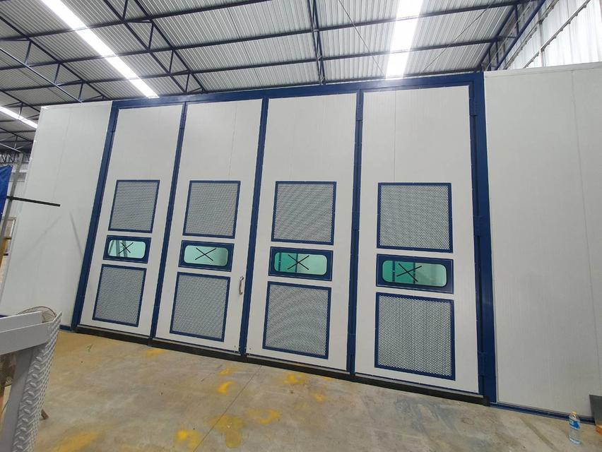 สร้างขายห้องพ่นสีฟิลเตอร์ บู๊ทพ่นสีระบบแห้ง ห้องพ่นสีฟิลเตอร์ Dry paint booth ห้องพ่นสีมอเตอร์ 15