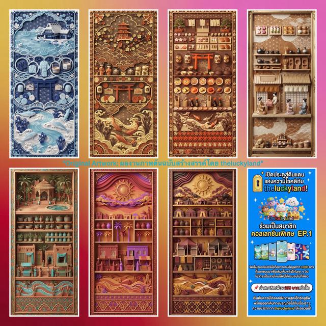 เติมพลังใจให้เต็มร้อยกับวอลเปเปอร์ลายเส้นสุดคิ้วท์จากเรา!Recharge your energy to 100% with our super cute line art wallpapers! รูปย่อยที่ 4