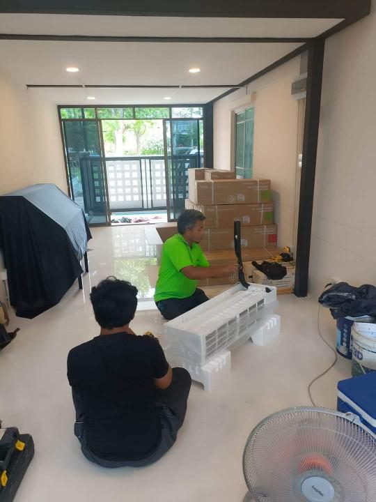 ล้างแอร์ลาดกระบัง54 ซ่อมแอร์เปร็ง ย้ายแอร์หลวงแพ่ง ติดตั้งแอร์วัดศรีวาริน้อย 7