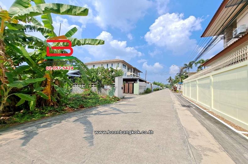 ที่ดินเปล่า เนื้อที่ 210 ตร.ว. หมู่บ้านเปรมวดี (พุทธมณฑลสาย 3 ซอย 19) ถนนพุทธมณฑลสาย 3 แขวงบางระมาด เขตตลิ่งชัน 3