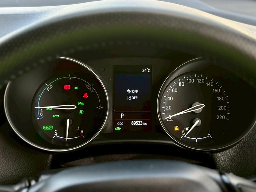 Toyota C-HR Hybrid  Y22 Wagon 4dr HEV GR Sport E-CVT FWD top  1.8 (Hybrid) สีดำ ออโต้  12