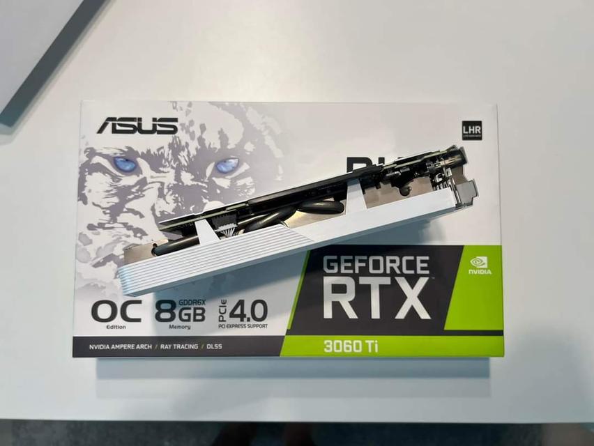 การ์ดจอ RTX 3060TI ASUS DUAL White 4