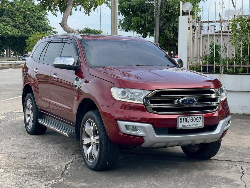 รหัสรถ PJP6097 2016 #FORD #EVEREST 3.2 TITANIUM PLUS (สีแดง)