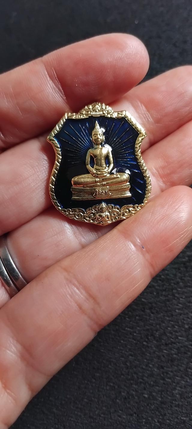 พระบ้านเก็บเก่า เหรียญหลวงพ่อโสธร ลงยาสีน้ำเงินหายาก