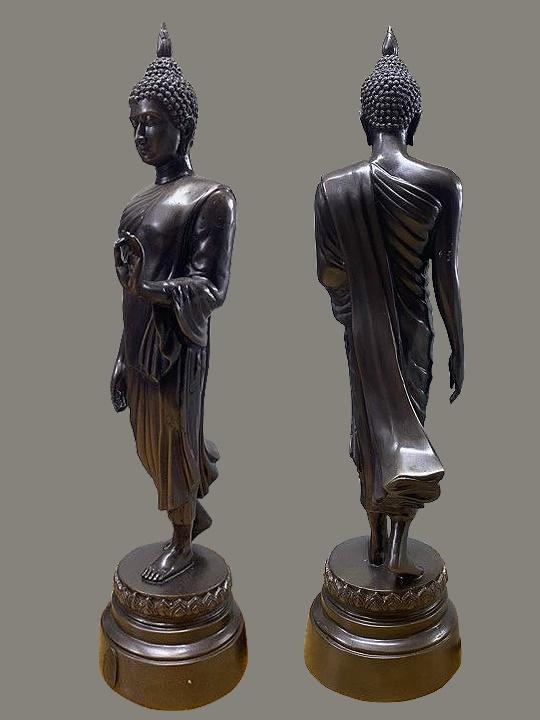 พระพุทธรูป25ศตวรรษ พระบูชา25ศตวรรษ สูง21นิ้ว ทองเหลือง