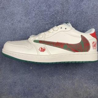 รองเท้าบาสเก็ตบอลทรงต่ำ Nike Air Jordan 1 x Travis Scott DIY จาก Nike รูปที่ 2