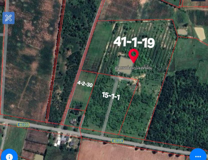 ขายที่ดินโฉนด61ไร่ ติดถนนลาดยางชนบท กจ4035 ต.หนองประดู่ อ.เลาขวัญ จ.กาญจนบุรี 9