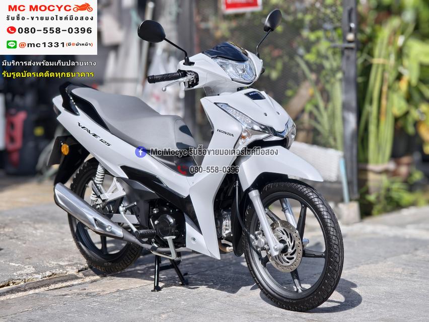 Wave 125i 2025 วิ่ง900โล รถ2เดือน ซื้อสดรถบ้านมือเดียว เล่มเขียวชุดโอนครบ No1276 3