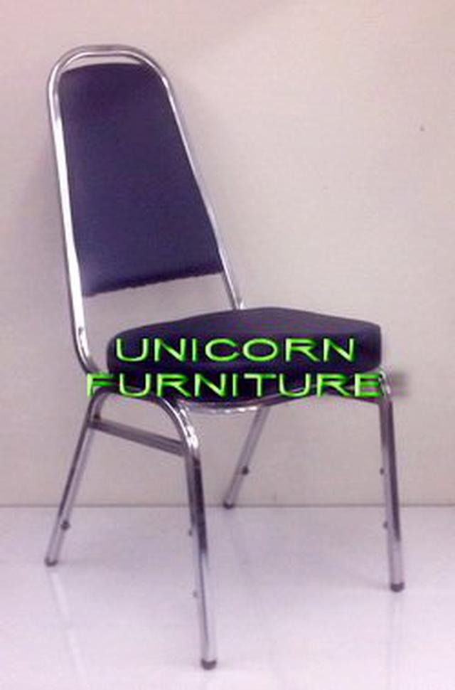 รูป Banquet chair  Uni - c004  เก้าอี้จัดเลี้ยง  รหัส CM-001-A (เสริมคานรัดขาทรง A) 2