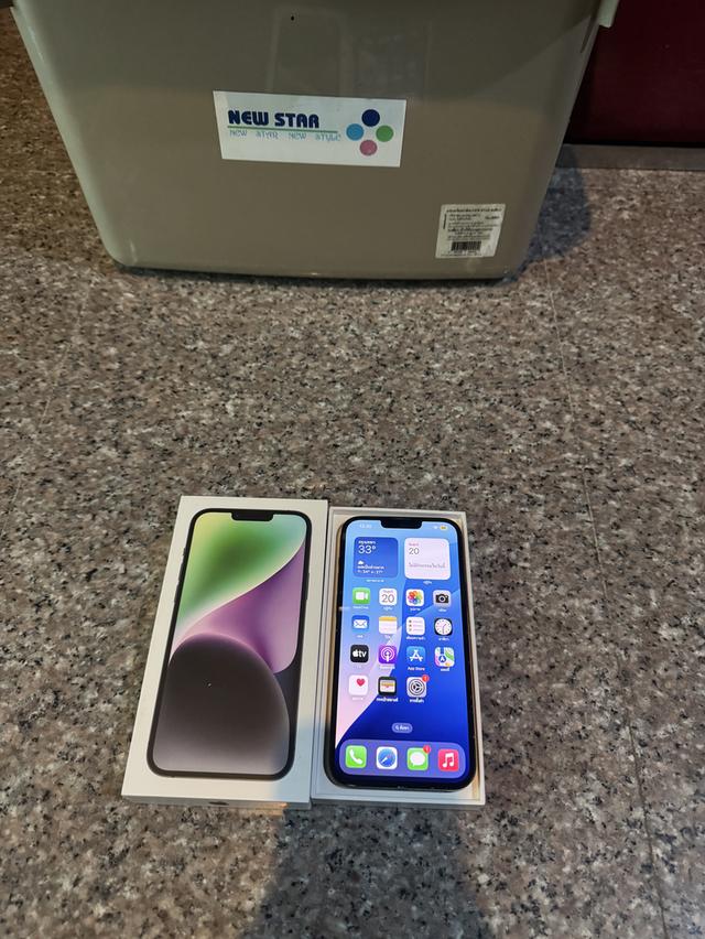 ขายๆๆๆถูกๆๆไอโฟน14PlusสีMinight256กิ๊กยกกล่องอีมี่ตรงสูนTrueสภาพสวยๆใช้งานปกติหมดทุกๆฟังชั่นเครื่องรีสโตได้ตลอดไม่มีติดไอคราว ( สูนไทยแท้เดิมๆทั้งเครื