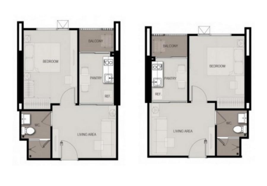 Condo Life Sukhumvit 48 ใกล้ BTS พระโขนง (มีหลายห้อง) แบบ 1 ห้องนอน ชั้นสูง ตึกS ตกแต่งครบตามรูป 6