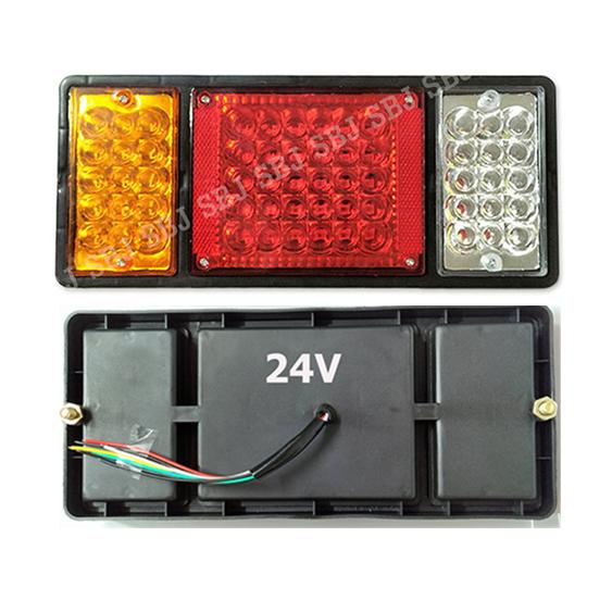 ไฟท้าย 3 ตอน ตรงรุ่น ISUZU / NPR NKR NLR  ไฟ12 และ 24V 60LED รถบรรทุก 6 ล้อ 10 ล้อ  รถเทเลอร์ และรถพ่วง รูปที่ 5