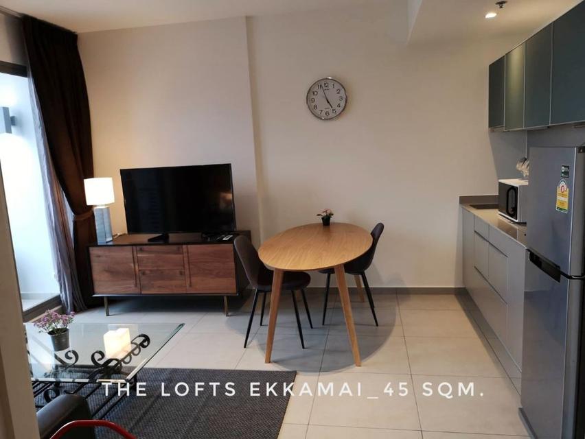 ให้เช่า คอนโด 1 ห้องนอน วิวสวย ห้องสวย The Lofts เอกมัย (เดอะ ลอฟท์ เอกมัย) 45 ตรม. ใกล้BTS เอกมัย ทองหล่อ พร้อมพงศ์ 2