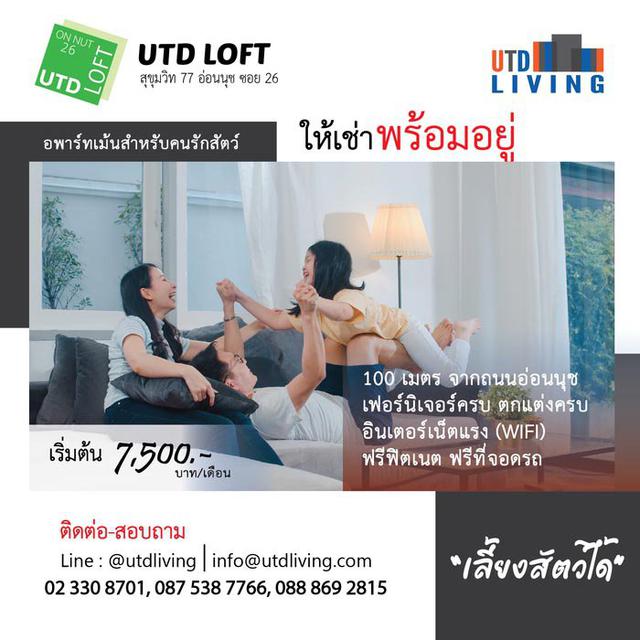 UTD living Apartment for Rent อพาร์ทเม้นต์ ให้เช่า 4