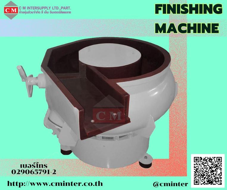  เครื่องขัดผิวโลหะแบบเขย่า (มีสะพานแยกชิ้นงาน) (Vibratory finishing machine with Separator)   2