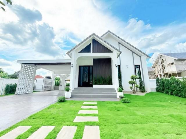 ขายบ้านชั้นเดียวพูลวิลล่า Pool Villa 143.4ตรว. 5นอน4น้ำ ราคาเริ่ม8.Xล้าน ฟรีโอน เฟอร์ของแถม แกรนด์แคนยอนหางดง ต.น้ำแพร่ 1