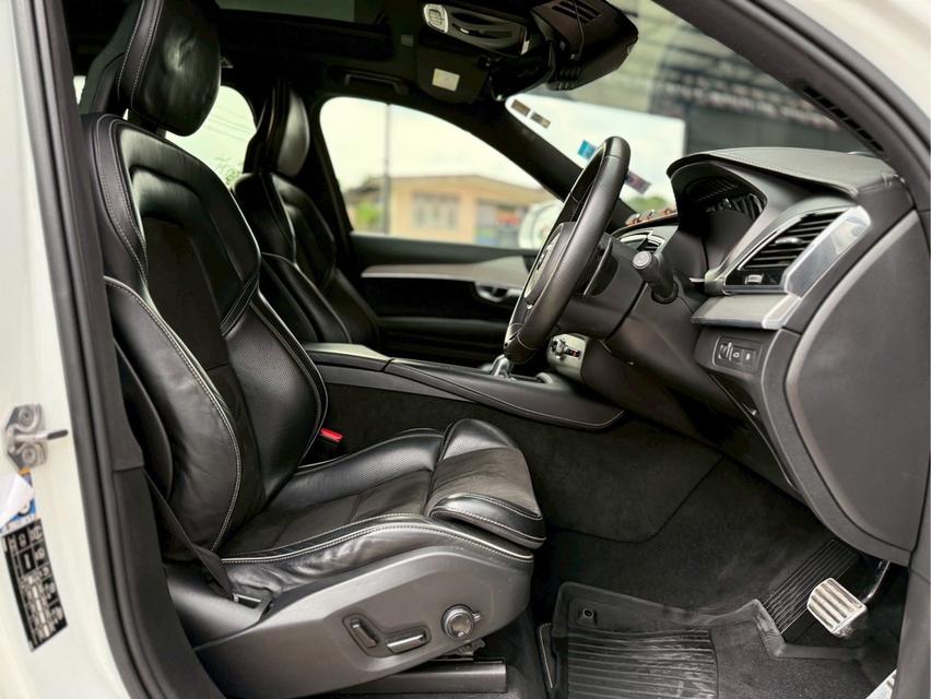 รหัสรถ WRT7459 2019 VOLVO XC90, 2.0 T8 Plug-in HybridR-DESIGN โฉม ปี14-ปัจจุบัน สีขาว 9