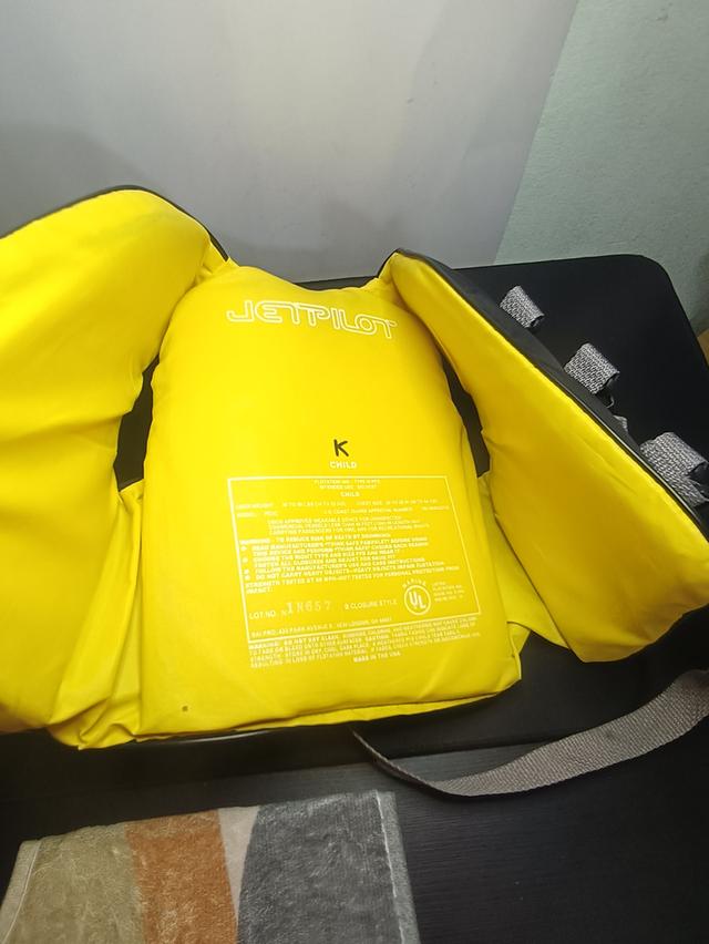 เสื้อชูชีพเด็ก Jetpilot แท้ USCG Approved สำหรับเด็ก 14-23 กก. สภาพดี รูปที่ 8