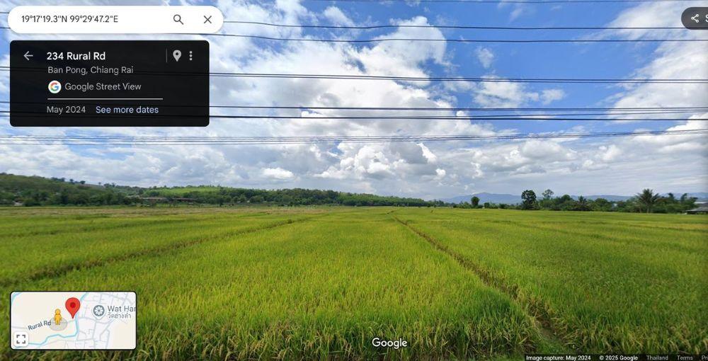 ขายที่ดิน 14 ไร่ 37 ตร.ว. ติดถนน โฉนดครุฑแดง พร้อมโอน ใกล้สถานที่ท่องเที่ยว  อำเภอเวียงป่าเป้า จังหวัดเชียงราย 1