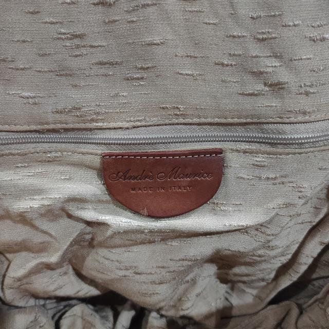 🔥Vintage André Maurice Made in Italy Leather Doctor Bowling Bag รูปที่ 6