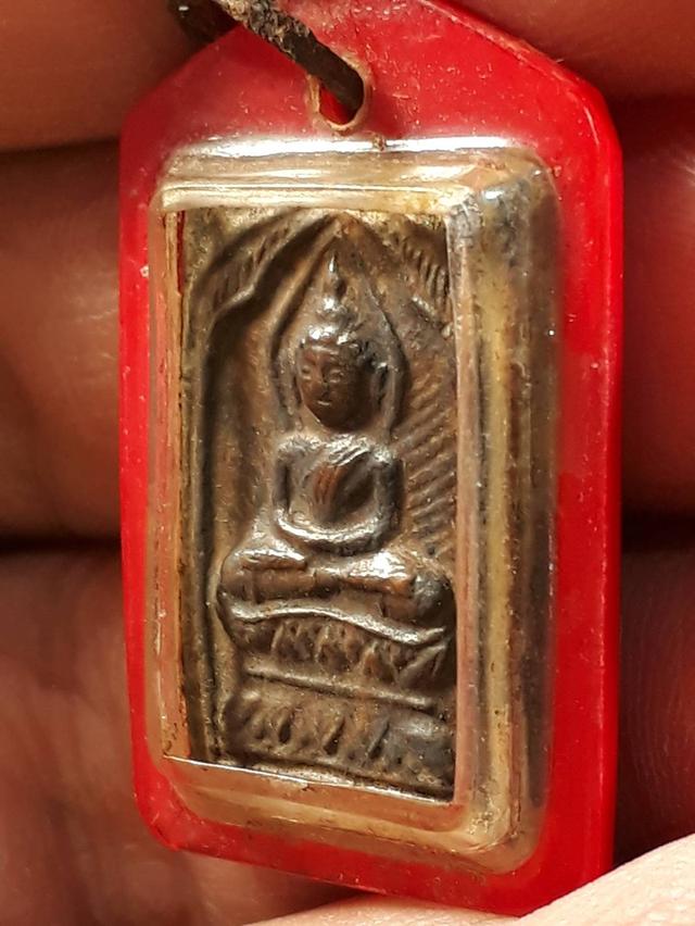 หลวงปู่ศุข วัดปากคลองมะขามเฒ่า พิมพ์ประภามณฑล เนื้อทองแดงหล่อโบราณสภาพยังสวย รูปย่อยที่ 3