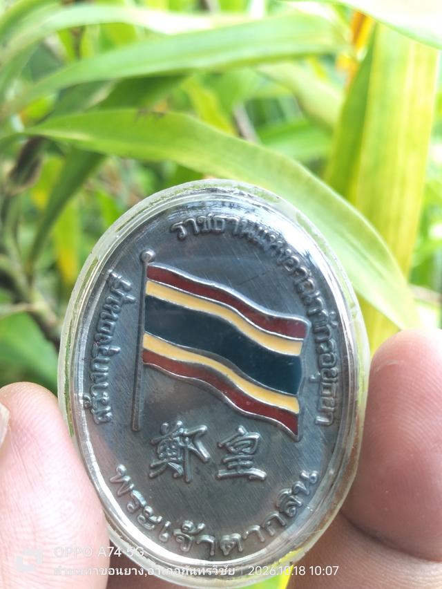 เหรียญสมเด็จพระเจ้าตากสิน ทรงม้าศึก จัดสร้างโดยสมาคมแต้จิ๋ว ปลุกเสก ณ.วังอยุธา ปี๒๕๔๕ รูปที่ 8