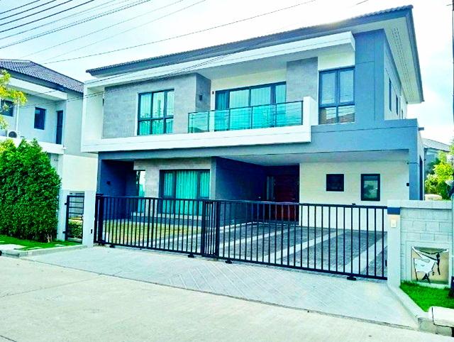 ถ.บางนา-ตราด ให้เช่าบ้านใหม่สุดหรู 2 ชั้น 80ตร.วา. 330ตร.ม. MEGAบางนา 700ม. MRT ศรีลาซาล 4.4 กม. หรูหรา พร้อมเฟอร์ฯ 6แอร 3