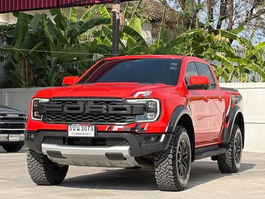 ปี 2022 FORD RANGER, 3.0 RAPTOR ECOBOOST4WD โฉม DOUBLE CAB สีส้ม สวยจัดๆ รูปที่ 3