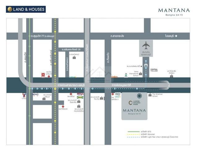 ให้เช่าบ้านเดี่ยว โครงการ มัณฑนา บางนา กม 15 MANTANA Bangna km 15 ติดถนนใหญ่บางนา  14