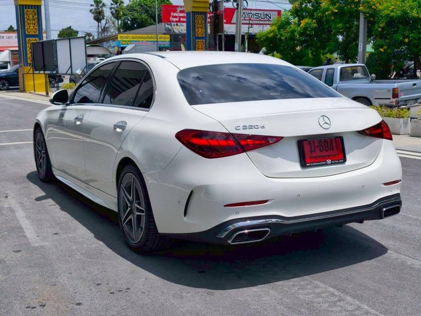 รหัสรถ KPV6941 2024(ยังไม่จดทะเบียน) BENZ C220d AMG LINE สีขาว 15