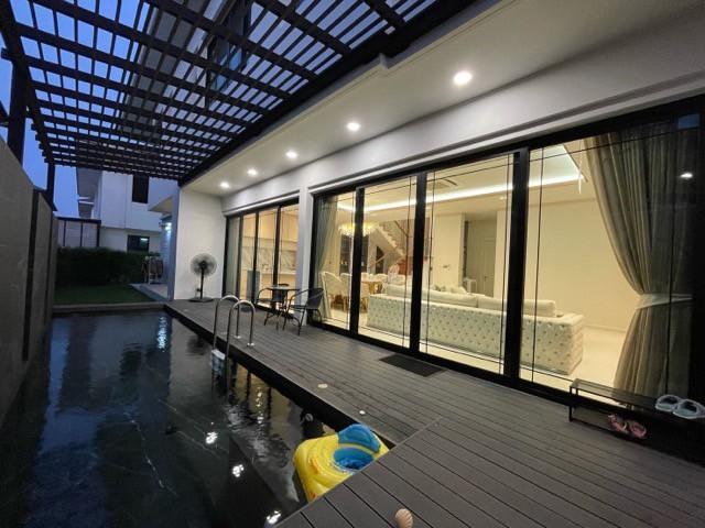 ให้เช่าบ้านเดี่ยวสุดหรู 2 ชั้น พร้อมสระว่ายน้ำ ย่านเอกชัย บางบอน The Pavilla Private Residences Bangbon 3 กาญจนาภิเษก บางบอน 3 ตกเเต่งสวยเฟอร์นิเจอร์ 9