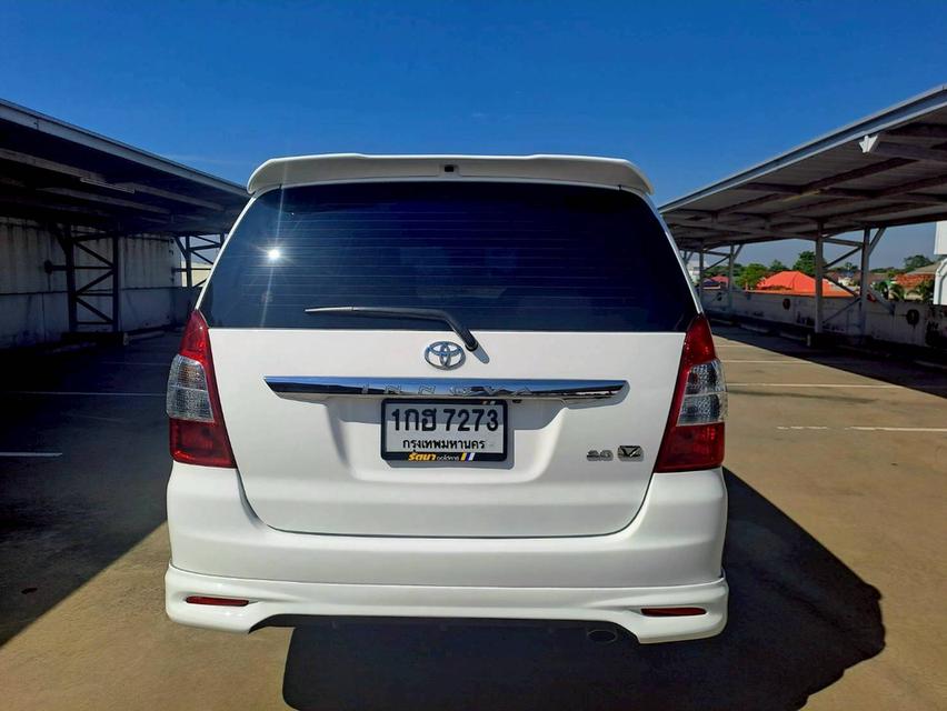 TOYOTA INNOVA, 2.0 V (MNC) (สีขาว) ปี2013 ประวัติดี เช็คศูนย์ตลอด 7