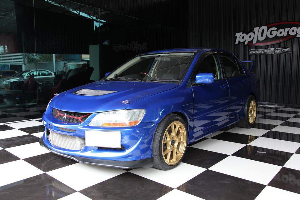 MITSUBISHI Lancer CEDIA สีน้ำเงิน ชุดแต่งEVO 1