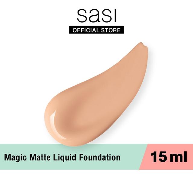 Sasi Magic Matte Liquid Foundation / รองพื้น ศศิ เมจิก แมท ลิควิด ฟาวน์เดชั่น ( ของแท้ ราคาถูก เลือกสีได้ ) 6