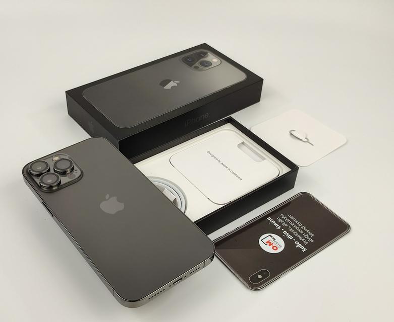 ขาย/แลก iPhone13 Pro Max 128GB Graphite ศูนย์ไทย ประกันศูนย์ สุขภาพแบต100% สวยมาก แท้ ครบยกกล่อง เพียง 37,900 บาท  1