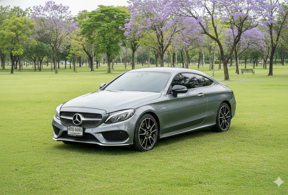 🔥ฟรีดาวน์ C43 คูเป้ รถสวย ปีใหม่ ไมล์น้อย  Mercedes-Benz C43 AMG 4Matic Coupe AT ปี 2019