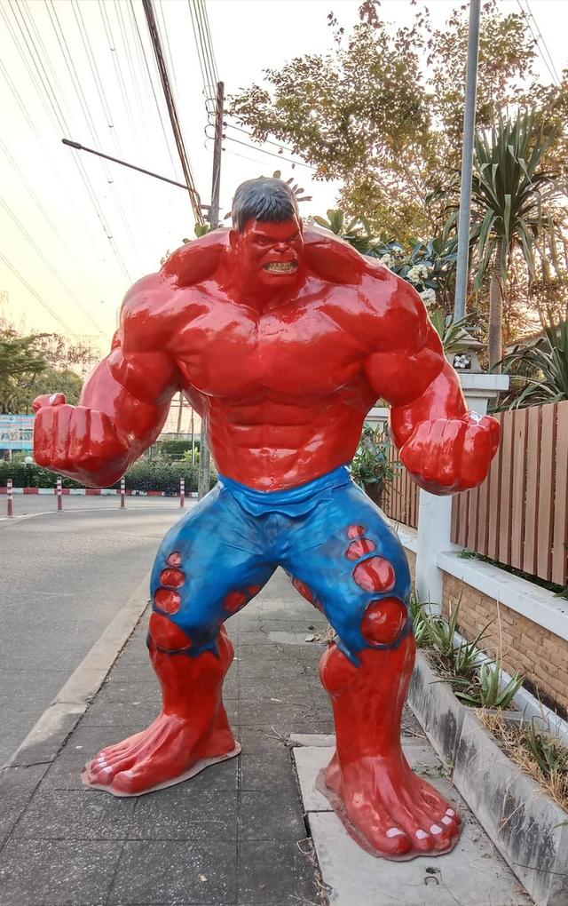 497.หุ่นซูเปอร์ฮีโร่ฮัลค์(Hulk) สำหรับตกแต่งบ้าน ร้านค้า ร้านอาหาร