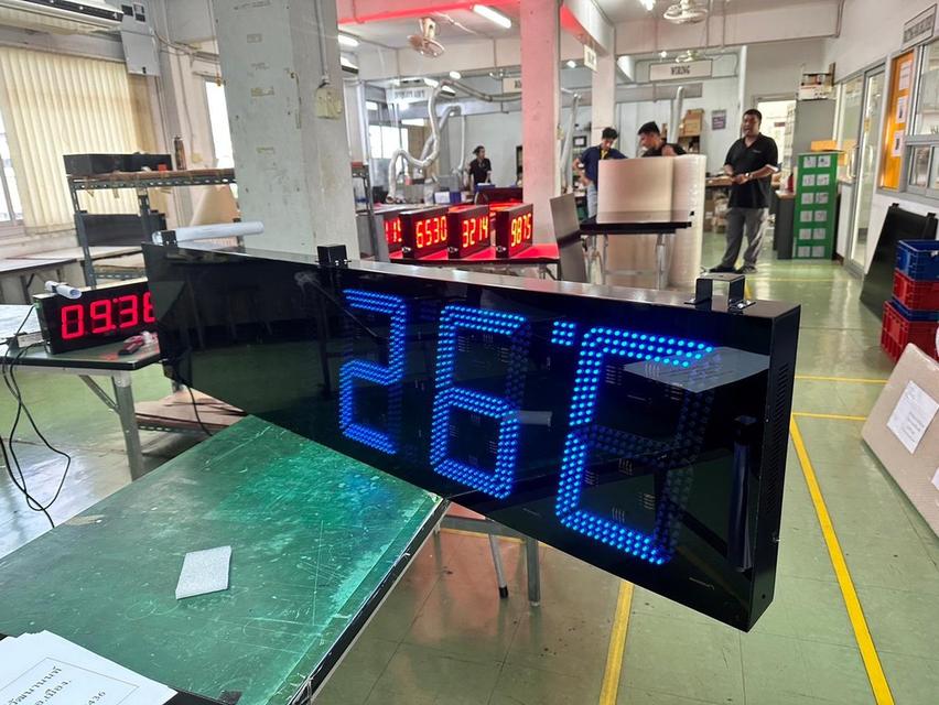 นาฬิกาดิจิตอลสำหรับโรงงาน สถานที่ต่างๆ รูปที่ 2